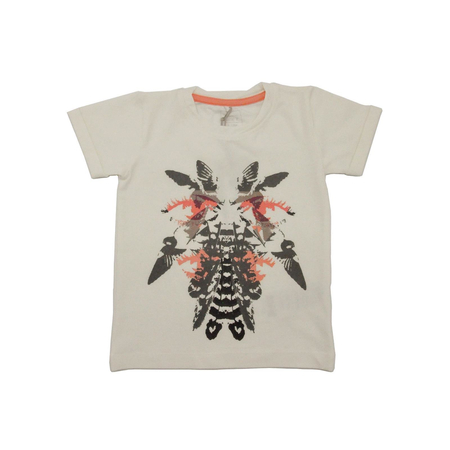 Girls T-Shirt in white organic cotton by Name It