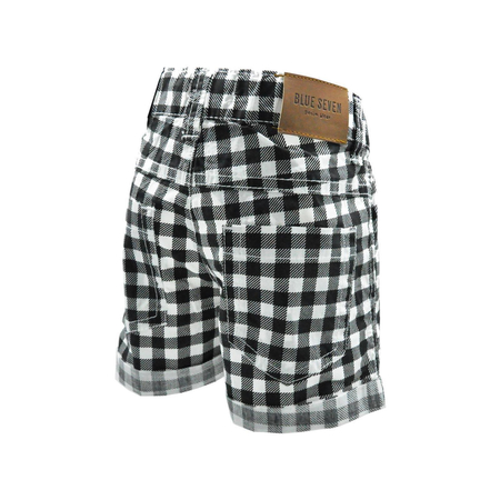 Blue Seven girls cotton checked shorts 128