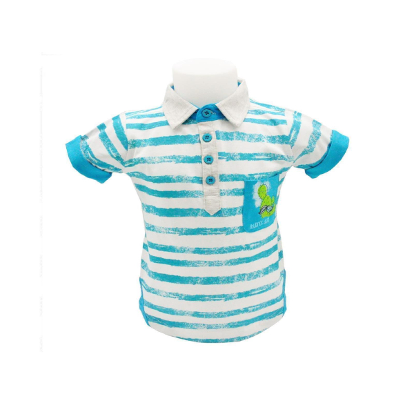 Blue Seven Boys Short Sleeve Polo Shirt "buenos dias 110 / 5 years