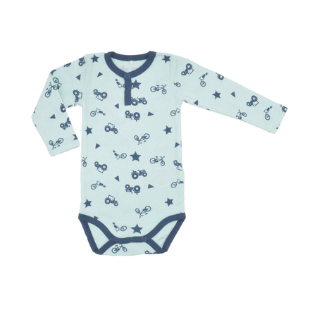 Name It boys long-sleeved baby bodysuit with all-over print 62
