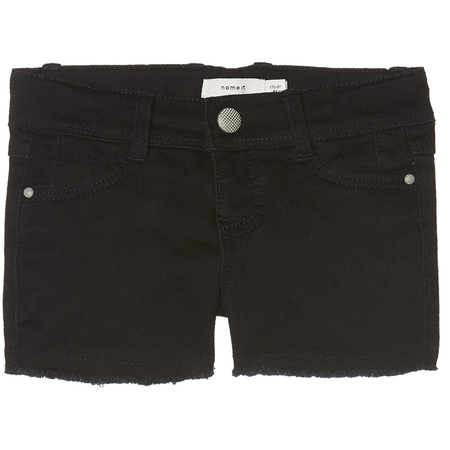 Name It Mdchen Jeans Shorts in schwarz 116