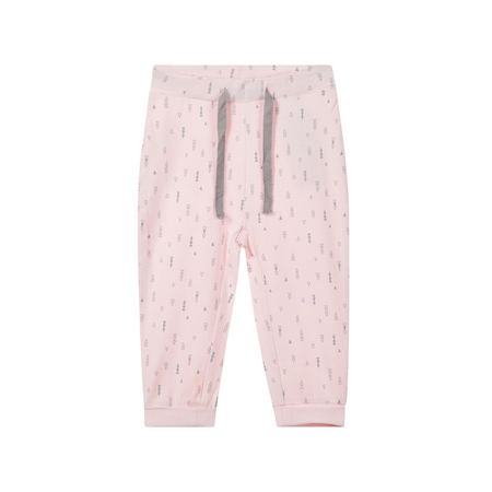 Pantalones de algodn orgnico para bebs de Name It en rosa