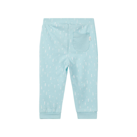 Name It unisex baby pants in organic cotton light blue
