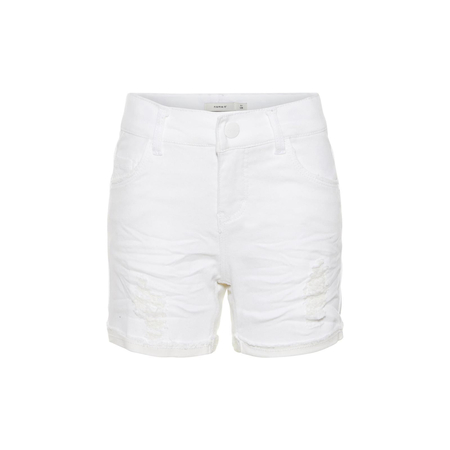 Name It girls stretch short jeans with ribbed details 140
