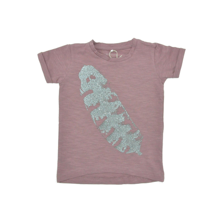 Name It Shirt aus Bio-Baumwolle in lila mit Print