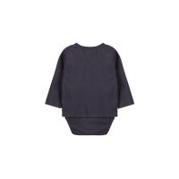 Name It unisex baby shirt bodysuit with button placket on front