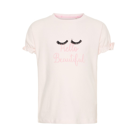 Name It T-Shirt Lashes aus Bio-Baumwolle in rosa 86