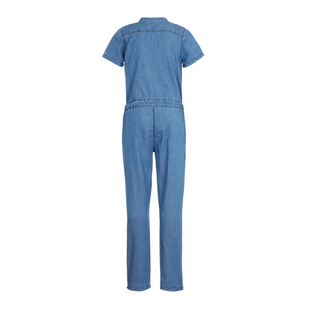 Name It girls jeans jumpsuit with short sleeves [_].