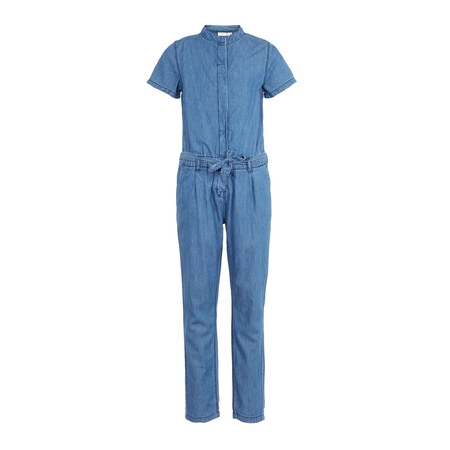 Name It girls jeans jumpsuit with short sleeves [_]. 116