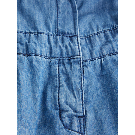 Name It Mdchen Jeans - Jumpsuit mit kurzen rmeln 116