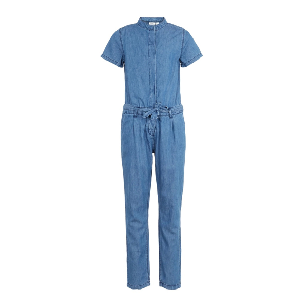 Name It girls jeans jumpsuit with short sleeves [_]. 128