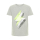 NAME IT T-Shirt mit Neon-Print aus Bio-Baumwolle in grau