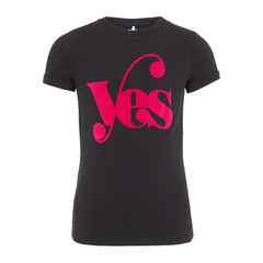 Name It girls t-shirt with neon letter print