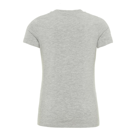 Name It Girls T-Shirt Neon Letter Print Grey