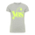 Name It Girls T-Shirt Neon Letter Print Grey 116