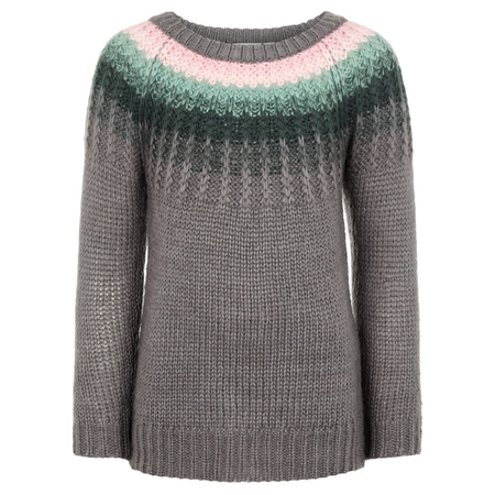 Name It girls knitted pullover long sleeves<br />- round neck<br />- multi-coloured on burst