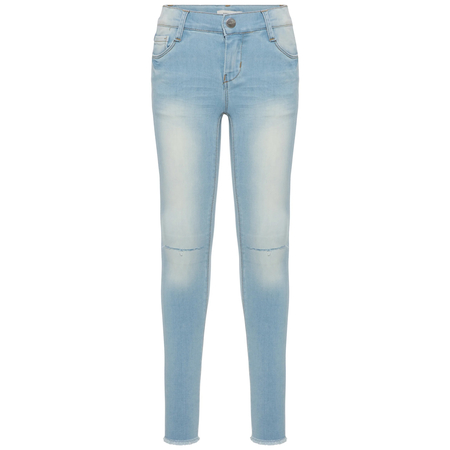 Name It girls skinny jeans with knee cut detail