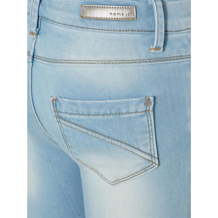 Name It girls skinny jeans with knee cut detail