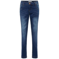 Name It M&auml;dchen Super-Stretch-Jeans im Used-Look 134