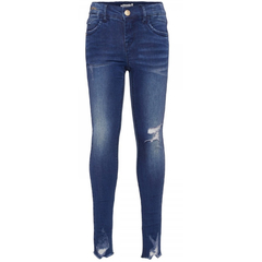 Name It girls skinny fit jeans with a destroyed look