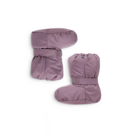 NAME IT Waterproof boots for babies with fleece lining in purple one size