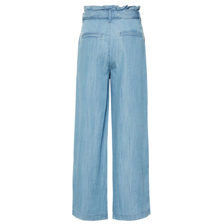 NAME IT Paperbag trousers for girls in light blue  116 / 6 years