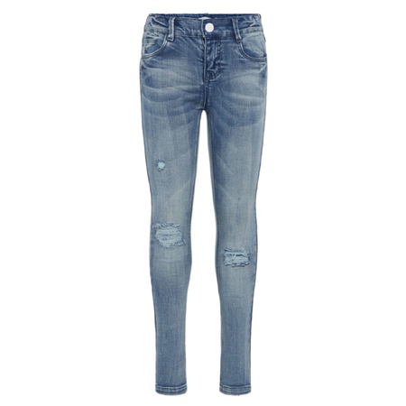 Name It girls stretch jeans with destroyed details