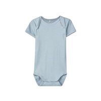 NAME IT 3-pack boys short sleeve baby bodysuit "Tiger" in blue