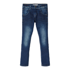 Name It Jungen Super Stretch Jeans im Used-Look