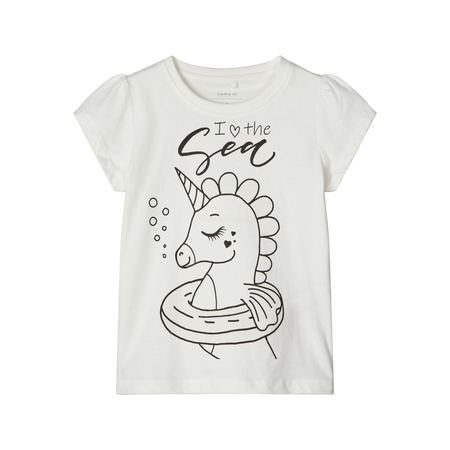 Name It girls t-shirt with colour effects unicorn
