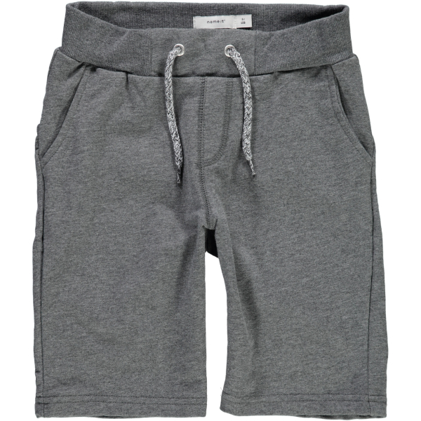 Name It Jungen Stoff-Bermuda knielang in grau 140