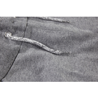 Name It Jungen Stoff-Bermuda knielang in grau 140