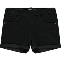 Name It M&auml;dchen Pull-on-Shorts in Slim Fit schwarz 110