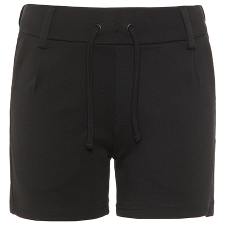 Name It girls fabric shorts with drawstring in black 140
