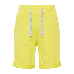Name It boys cotton shorts with drawstring yellow