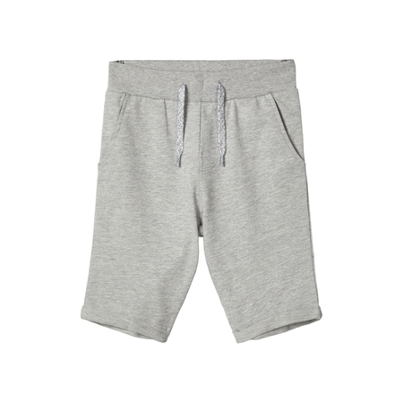 Name It boys cotton shorts with drawstring grey 92