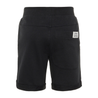 Name It Jungen Baumwoll-Shorts mit Kordelzug grau