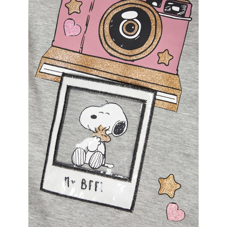 Name It girls long-sleeved T-shirt with print Snoopy