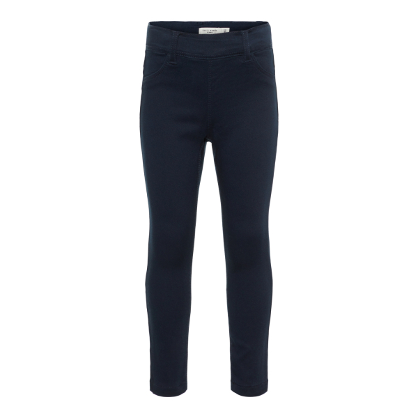 Name It girls twill leggings stretch in dark blue