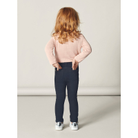 Name It girls twill stretch leggings in blue 98