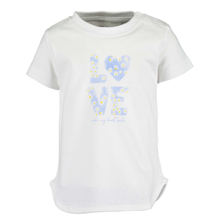 Blue Seven Baby Mdchen T-Shirt Love in wei