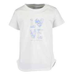 Blue Seven Baby Girl T-Shirt Love in white