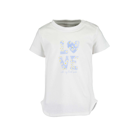 Blue Seven Baby Mdchen T-Shirt Love in wei 68 / 4-6 Monate
