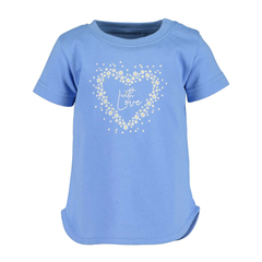 Blauw Seven baby meisjes t-shirt met korte mouwen with Love