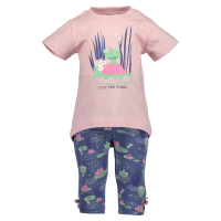 Blue Seven Baby M&auml;dchen Set &quot;Frosch&quot; in rosa/blau 68