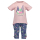 Blue Seven Baby M&auml;dchen Set &quot;Frosch&quot; in rosa/blau 68