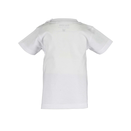Blue Seven unisex t-shirt with print Panda white