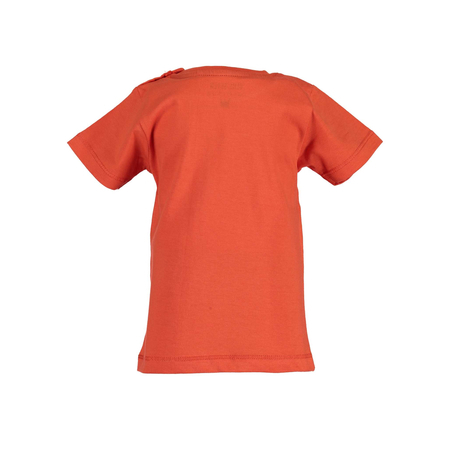 Maglietta unisex Blue Seven con stampa Panda arancione