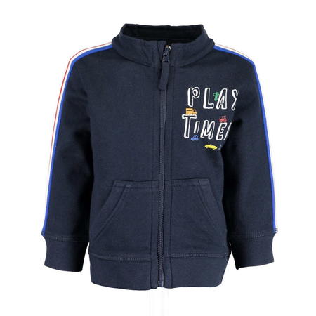 Blue Seven Baby Boys Sweat Jacket with Print Cars
