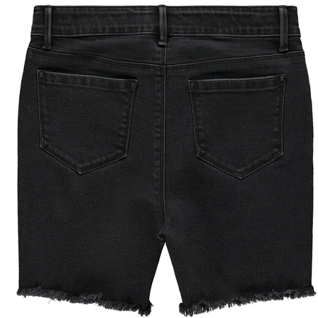 Name It girls mom-fit jeans short with fringe hem